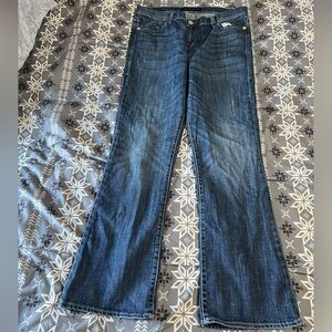 Rock & Republic Women's Boot Cut Jeans - Dark Blue